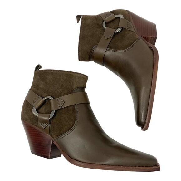 Vince Camuto Nenanie Pointed Toe Bootie Sable Size 9 NWT $179 MSRP - Picture 2 of 8